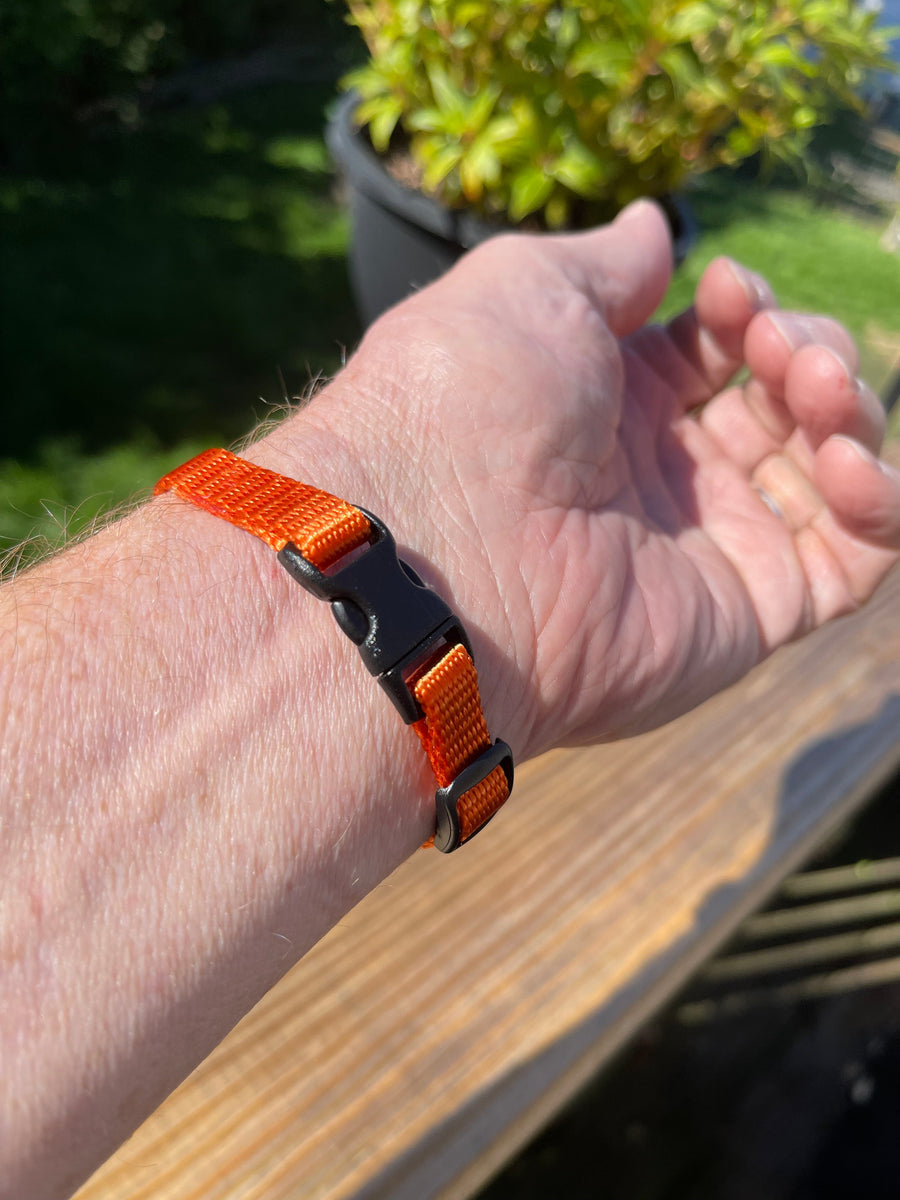 Handmade Coast Guard Coxswain Insignia Adjustable Nylon Bracelet The Pin Whale