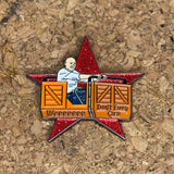 We Don't Even Care Enamel Pin